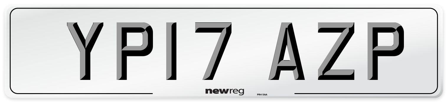 YP17 AZP Number Plate from New Reg